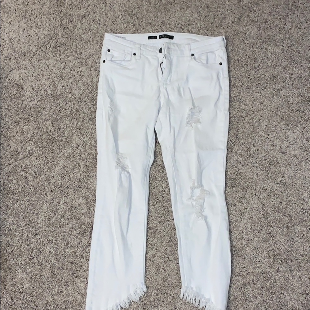 White STS BLUE pants.
